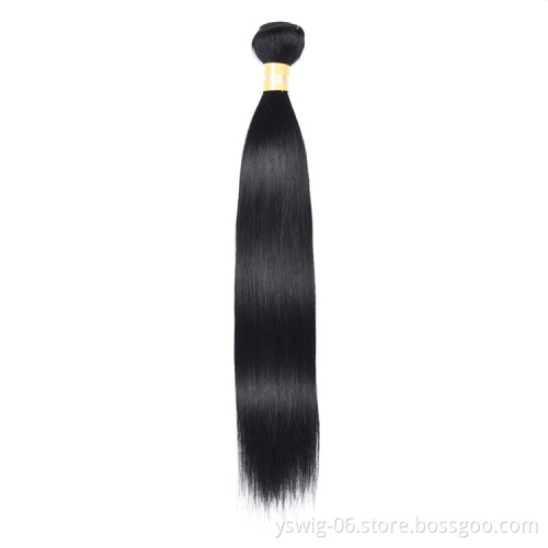 Natural Peruvian Human Hair, Plain Color 1# Jet Black Straight Remy Hair Peruvian Human Hair Weave, Brazilian Virgin Human Hair